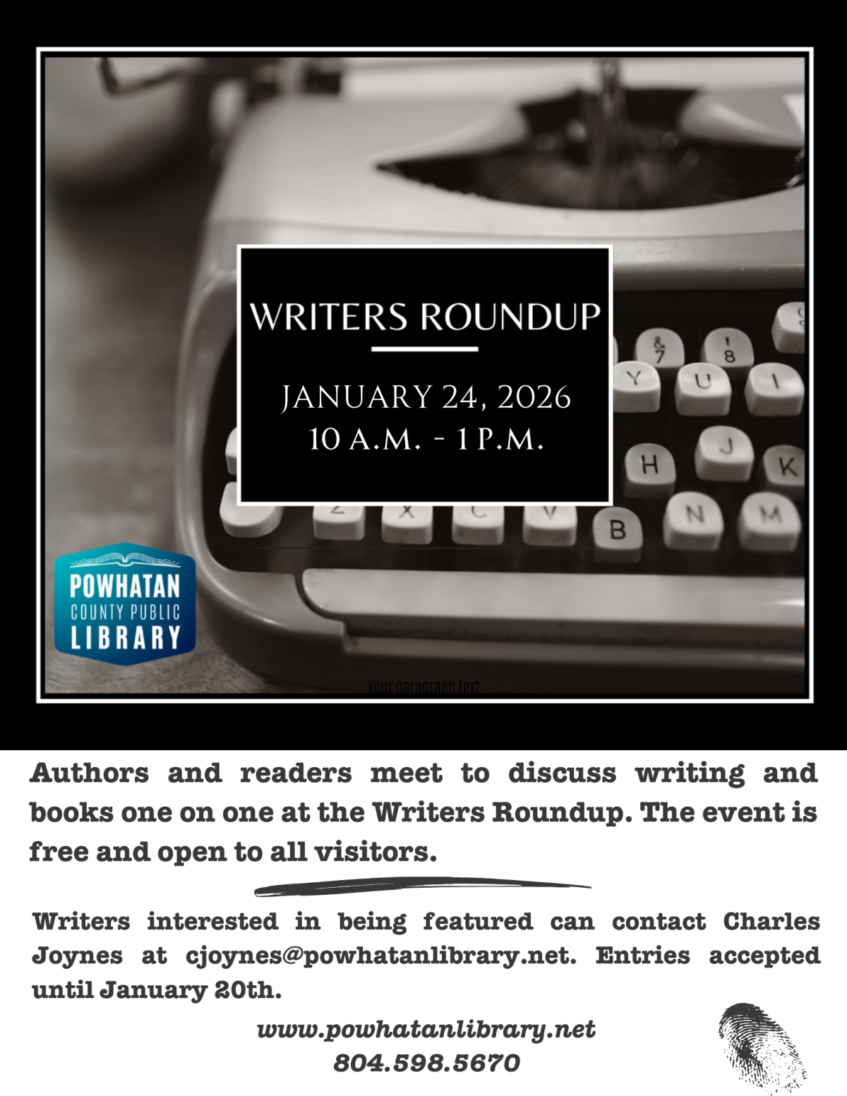 Writer's Roundup 2026